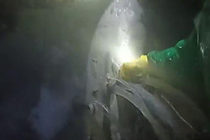 湖北消防水池堵漏现场